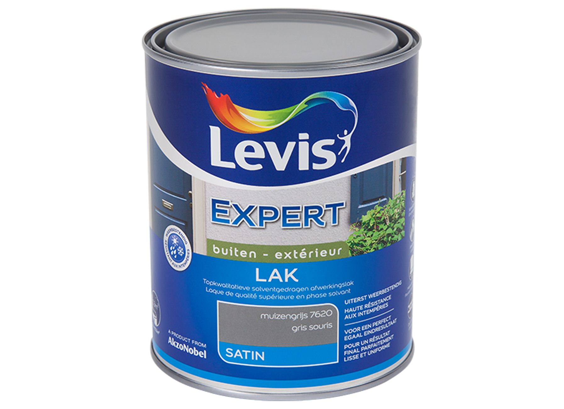LAK EXPERT EXTERIEUR SATIN - GRIS SOURIS 7620 1L