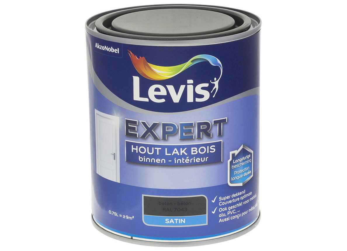LEVIS EXPERT LAK BOIS INTERIEUR SATIN BETON 0,75L