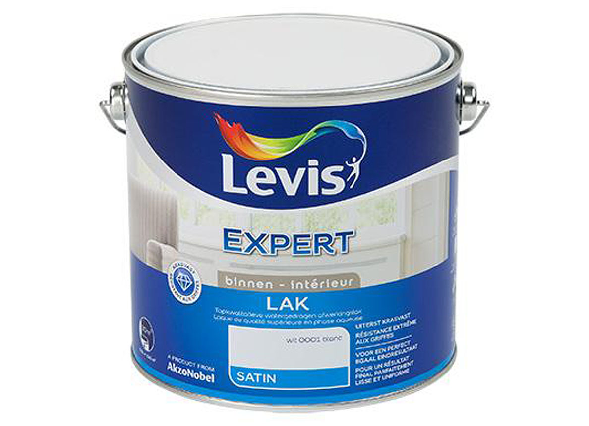 LEVIS EXPERT LAK BOIS INTERIEUR SATIN BLANC 0110 2,5L