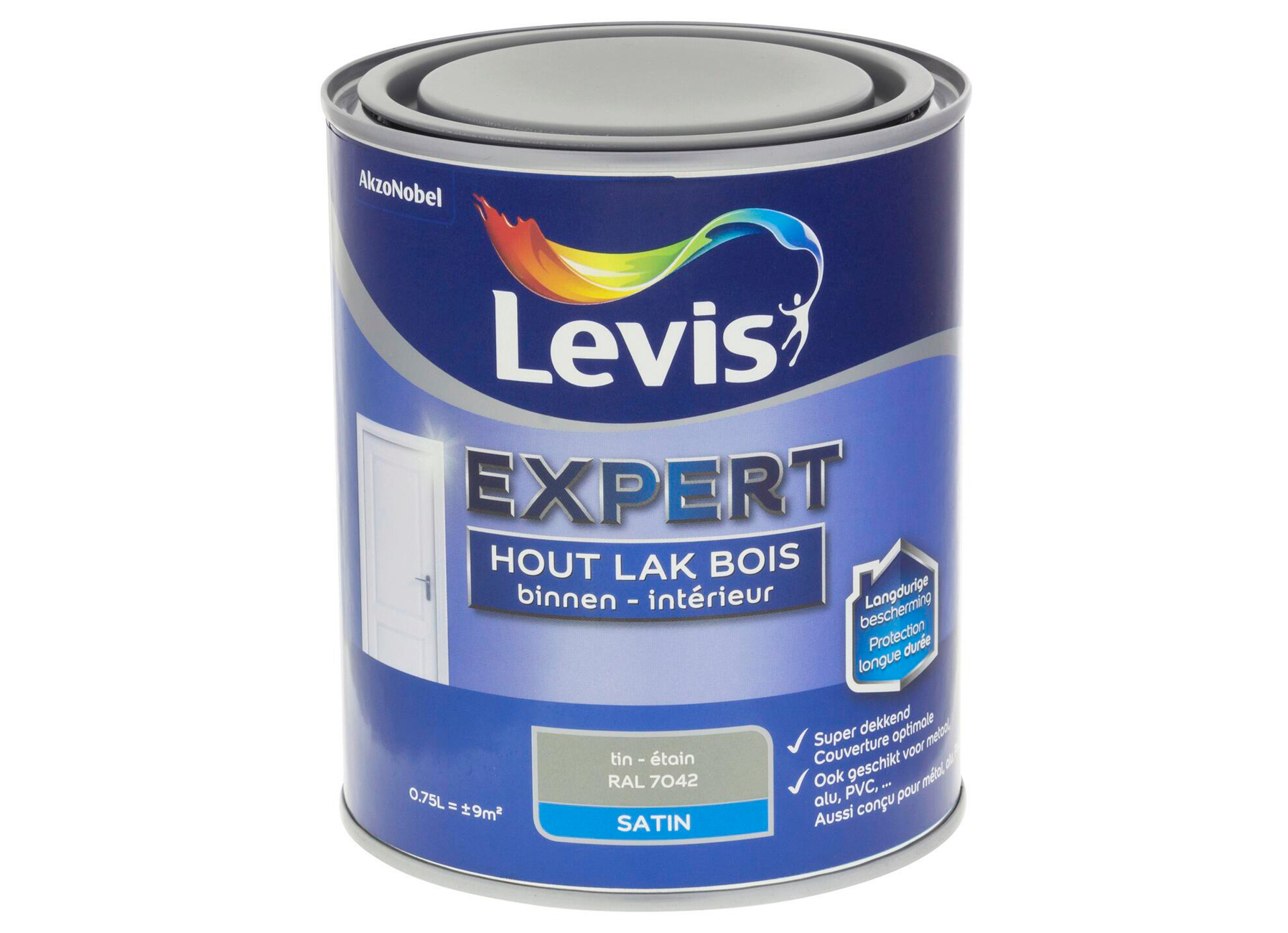 LEVIS EXPERT LAK BOIS INTERIEUR SATIN ETAIN 7510 0,75L