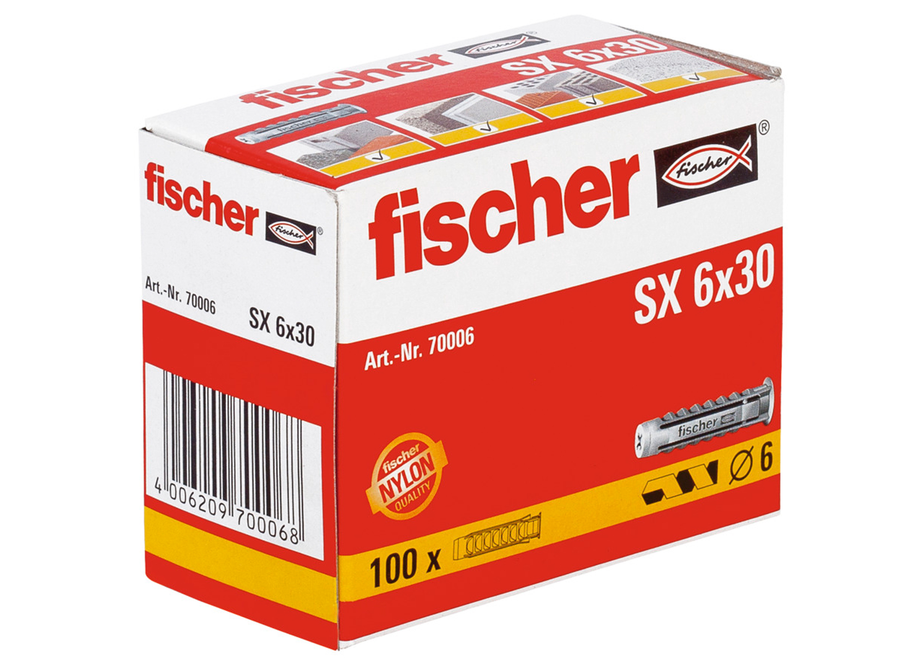 FISCHER CHEVILLE A EXPANSION SX 6 x 30 (100)