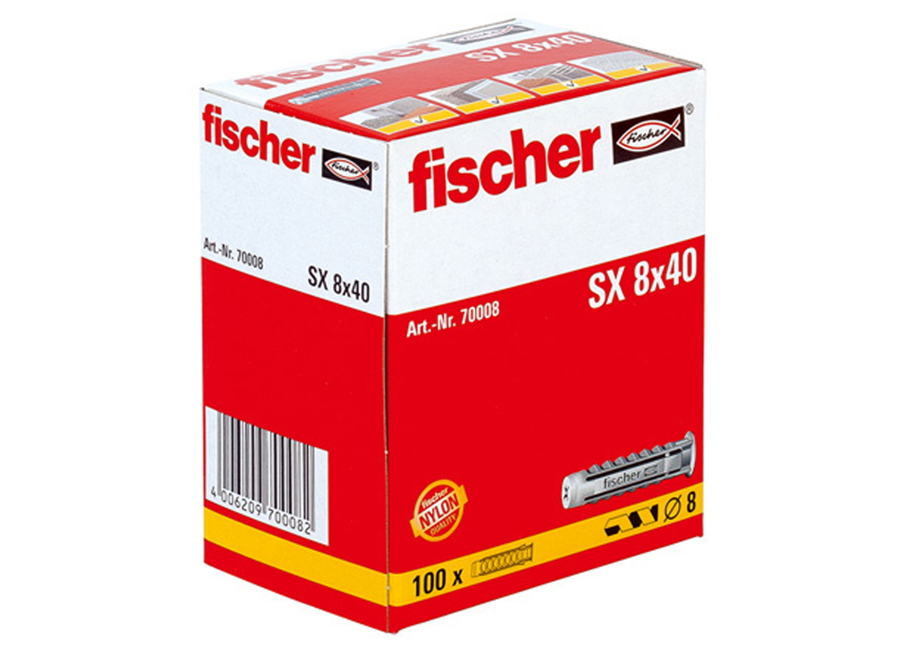 FISCHER CHEVILLE A EXPANSION SX 8 x 40 (100)