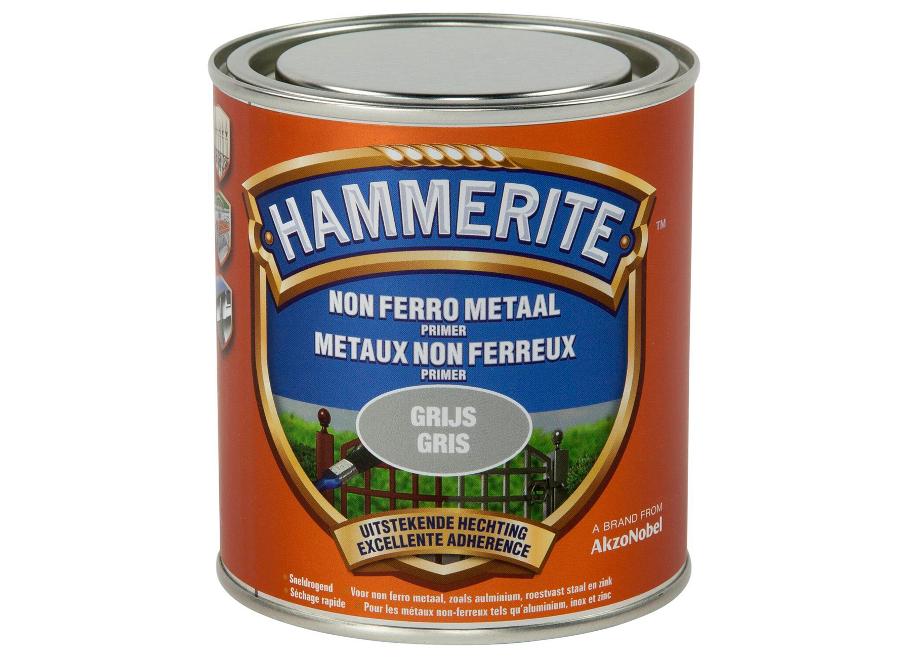 HAMMERITE PRIMER METAUX NON FERREUX GRIS 0,5L