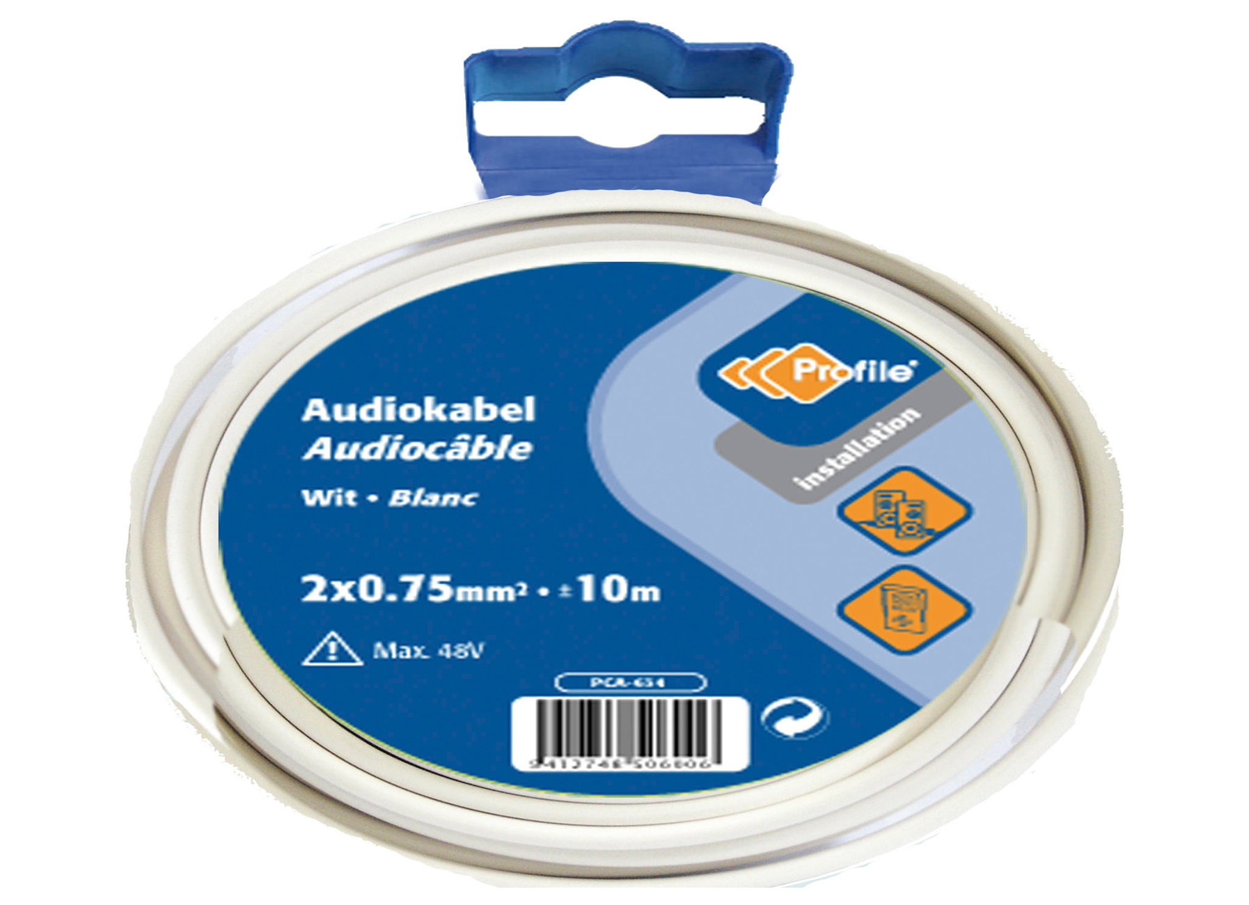 CABLE AUDIO 2X0.75 BLISTER