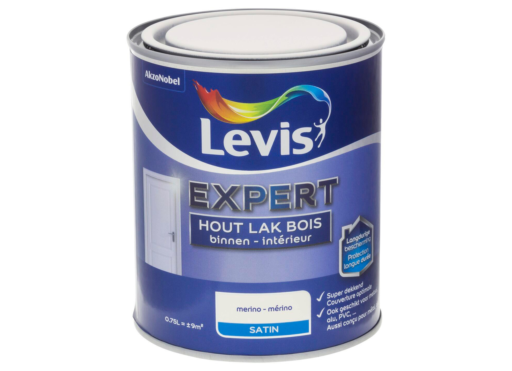 LEVIS EXPERT LAK BOIS INTERIEUR SATIN MERINO 0,75L