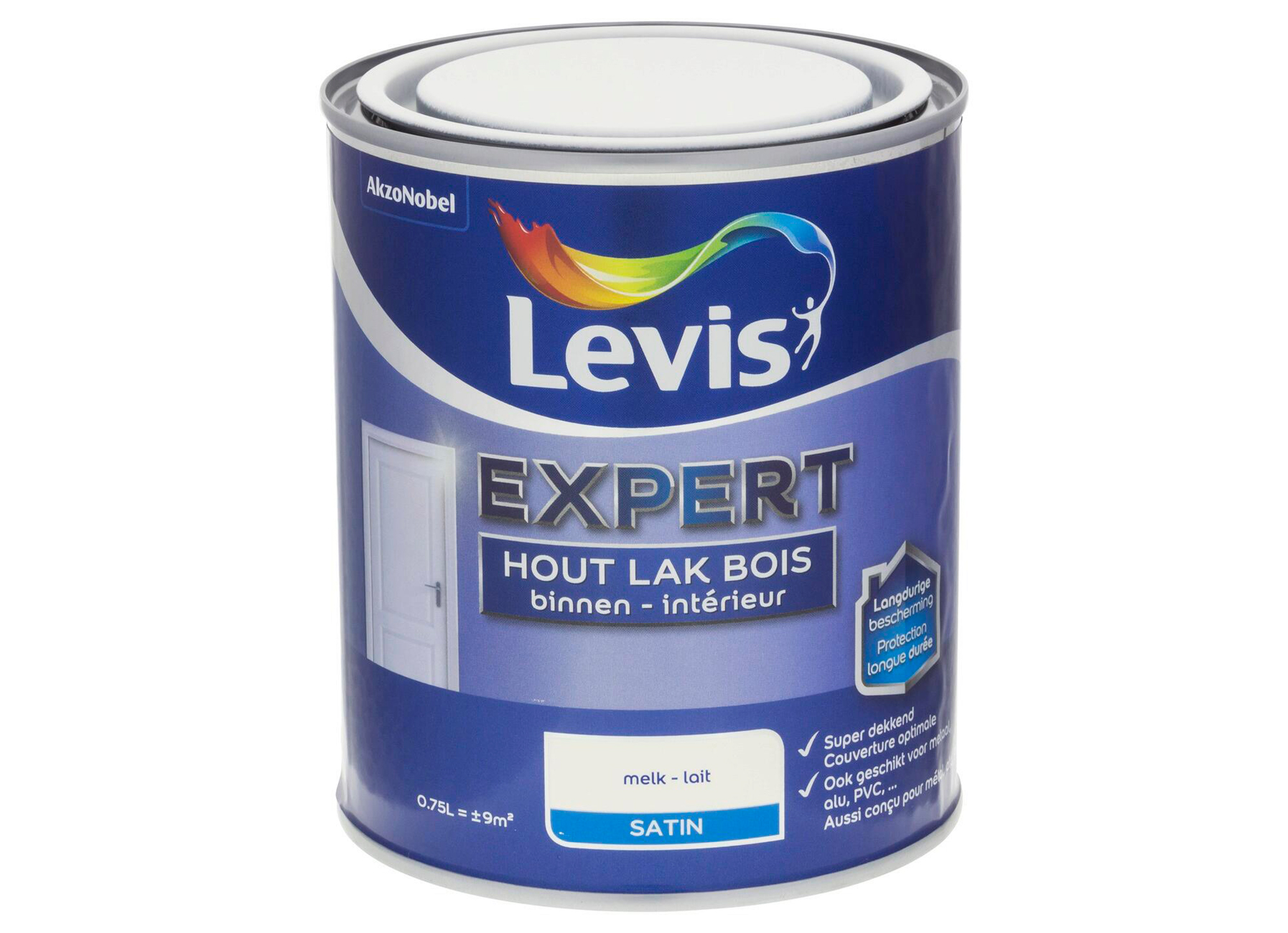LEVIS EXPERT LAK BOIS INTERIEUR SATIN LAIT 0,75L