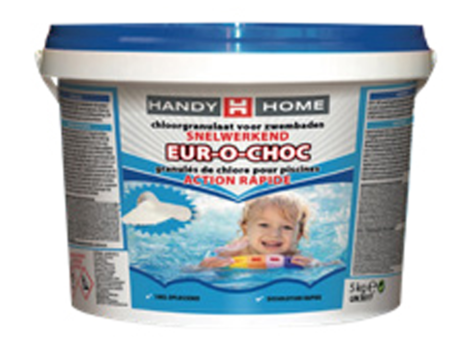 HANDYHOME EUR-O-CHOC CHLORE ACTION RAPIDE 5KG