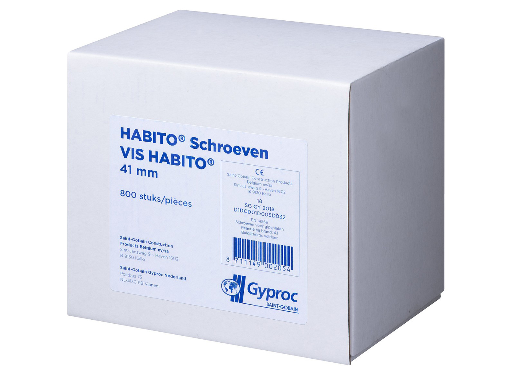 GYPROC VIS HABITO HT/41 800 PC/BT