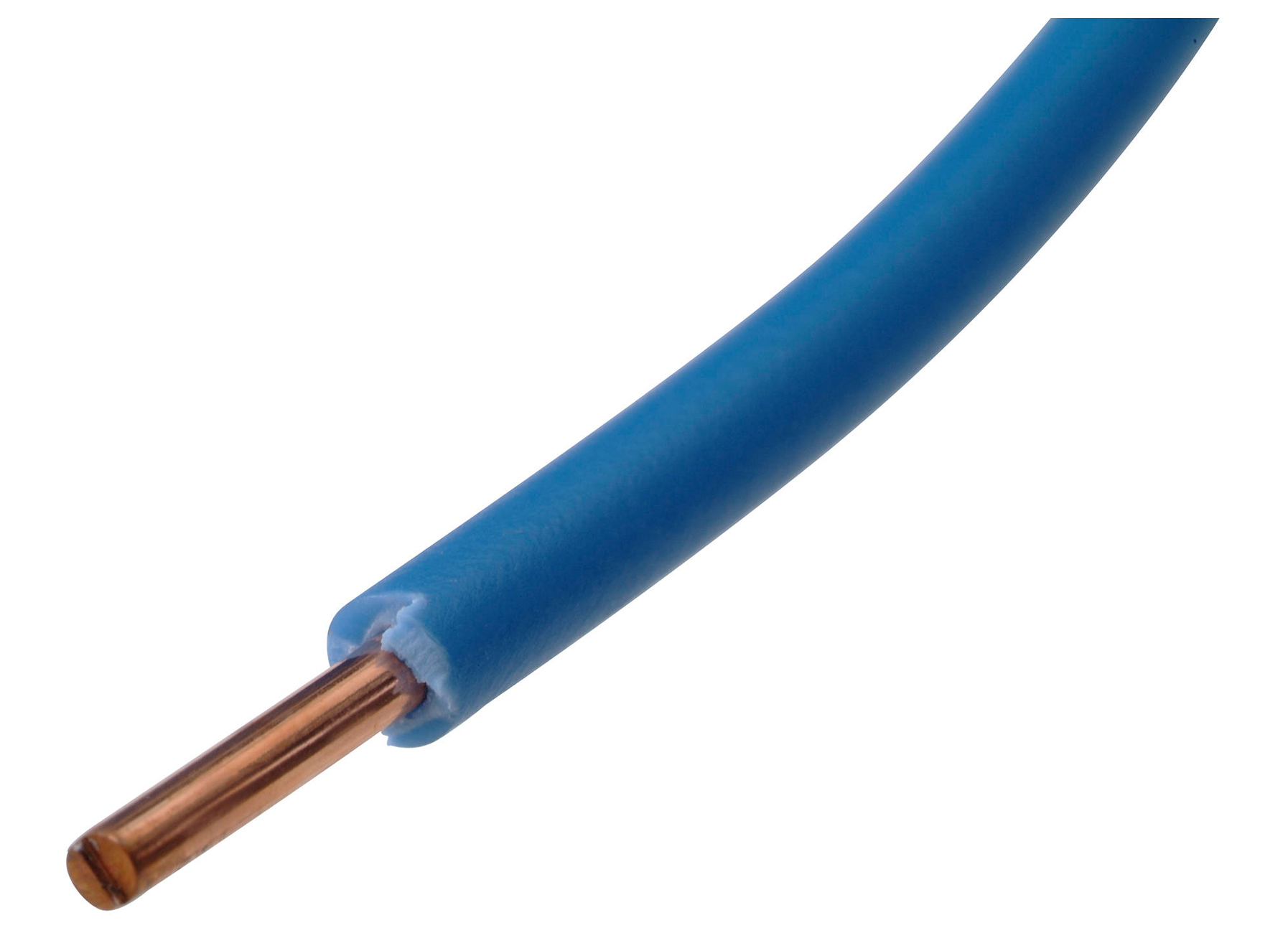 Vob-kabel 2.5mm2 Blauw 100m - elektriciteit kabel draad - kabel - kabel vrac - kabel 25mm2 blauw 100m