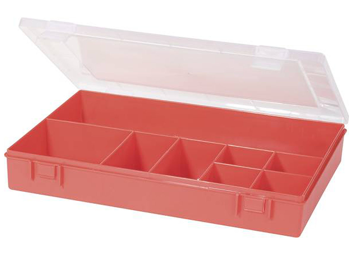 Boîte de rangement en plastique à 8 compartiments, boîte à outils