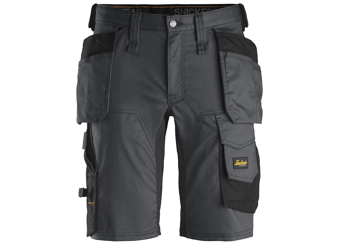 Snickers Allroundwork Stretch Short Avec Poches Holster 6141 vetements securite personnelle vetements vetements de travail shorts snickers allroundwork stretch short avec poches holster 6141