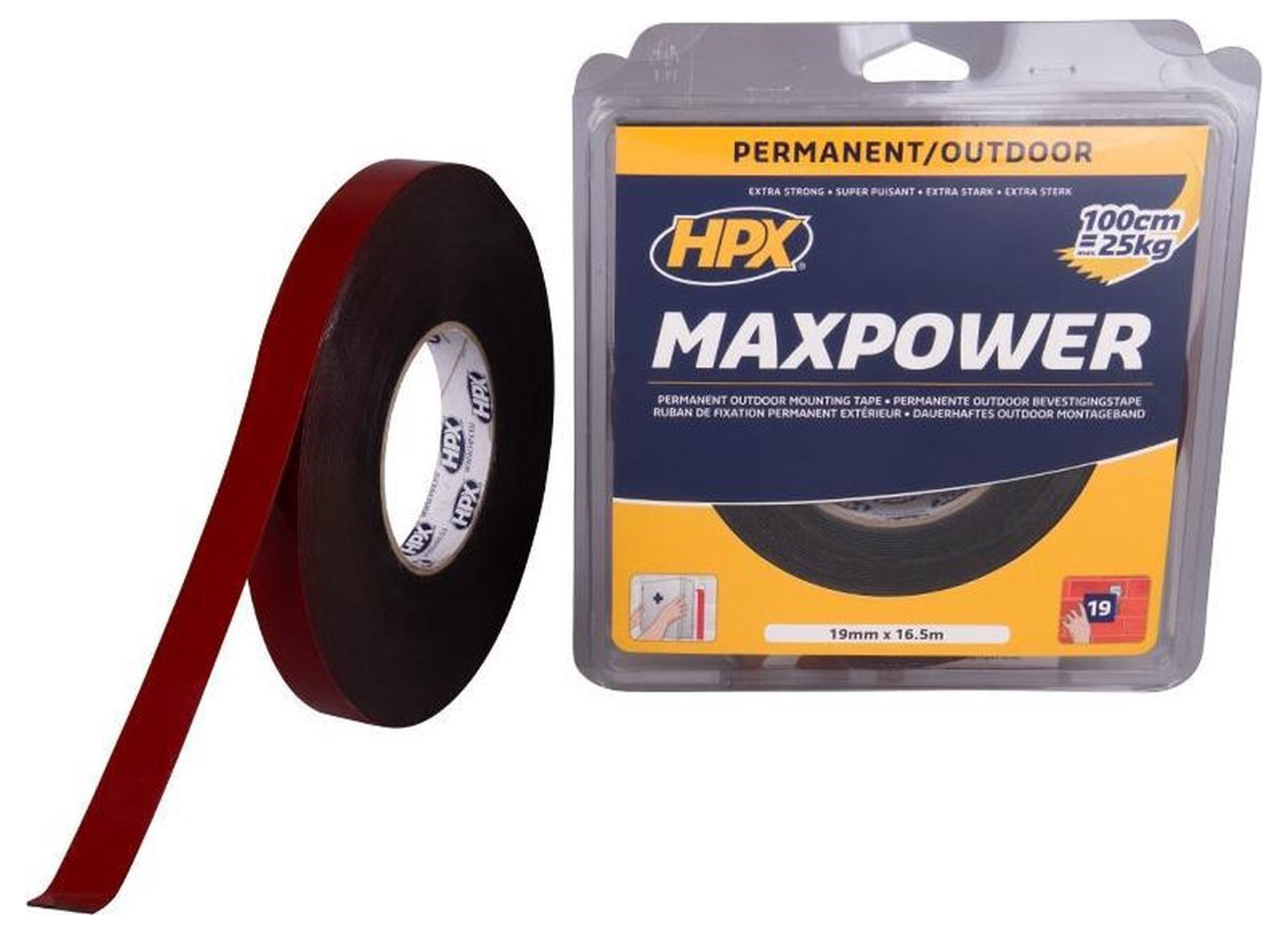 Hpx Maxpower Outdoor Ruban De Fixation - fixations - adhesifs - bandes  adhesives - hpx maxpower outdoor ruban de fixation