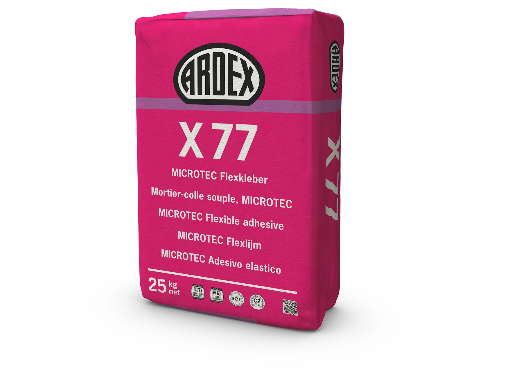 Ardex X 77 Microtec Flexlijm - bouwchemie - plaatsen tegels - tegellijmen - x 77 flexlijm